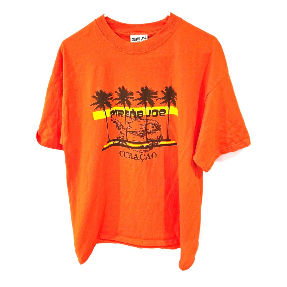 Pirana Joe Sz XL Orange Curacao T-Shirt